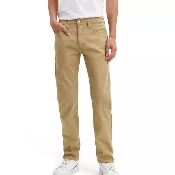 Levi's® 502™ Corduroy Brown Taper All Seasons Tech Stretch Jeans NWOT size 34/32 - Picture 1 of 9